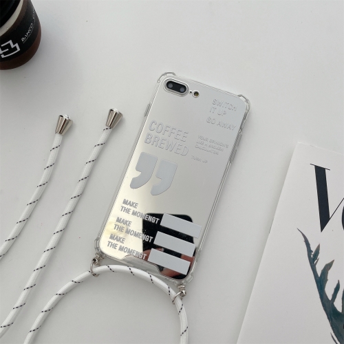 Four-corner Shockproof Mirror Series Coffee Brewed Protective Case with Lanyard For iPhone 8 Plus / 7 Plus
Four-corner Shockproof Mirror Series Coffee Brewed Protective Case with Lanyard For iPhone 8 Plus / 7 Plus