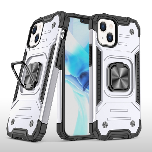 Magnetic Armor Shockproof TPU + PC Case with Metal Ring Holder For iPhone 13 Pro Max(Silver)
Magnetic Armor Shockproof TPU + PC Case with Metal Ring Holder For iPhone 13 Pro Max(Silver)