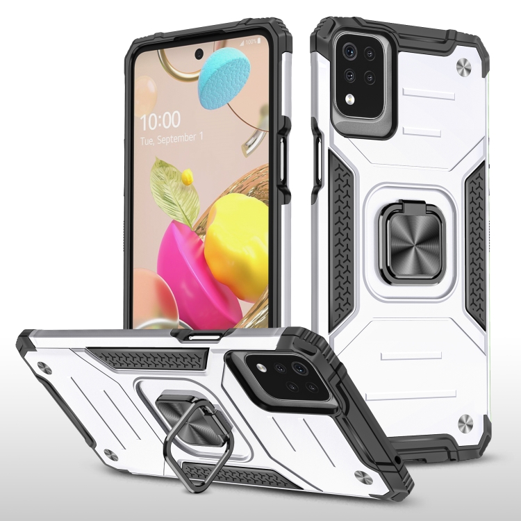 For LG K53 Magnetic Armor Shockproof TPU + PC Case with Metal Ring Holder(Silver)
For LG K53 Magnetic Armor Shockproof TPU + PC Case with Metal Ring Holder(Silver)