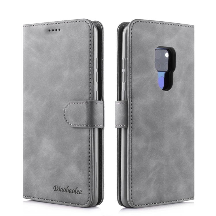 For Huawei Mate 20 Diaobaolee Pure Fresh Texture Horizontal Flip Leather Case, with Holder & Card Slot & Wallet & Photo Frame(Grey)
For Huawei Mate 20 Diaobaolee Pure Fresh Texture Horizontal Flip Leather Case, with Holder & Card Slot & Wallet & Photo Frame(Grey)