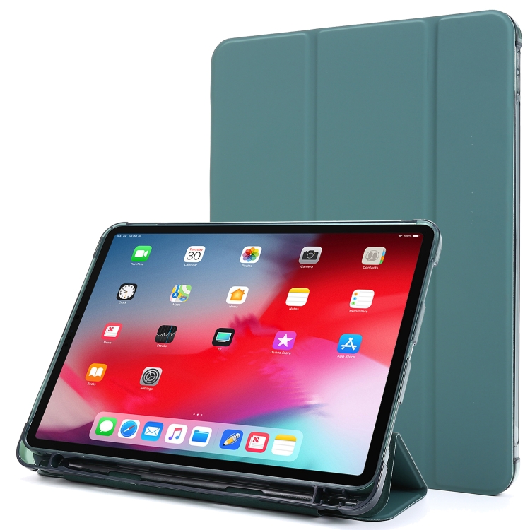 Multi-folding Horizontal Flip PU Leather + Shockproof Airbag TPU Case with Holder & Pen Slot & Wake-up / Sleep Function For iPad Pro 12.9 2021(Deep Green)
Multi-folding Horizontal Flip PU Leather + Shockproof Airbag TPU Case with Holder & Pen Slot & Wake-up / Sleep Function For iPad Pro 12.9 2021(Deep Green)