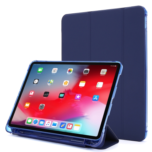 Multi-folding Horizontal Flip PU Leather + Shockproof Airbag TPU Tablet Case with Holder & Pen Slot & Wake-up / Sleep Function For iPad Pro 12.9 2021(Dark Blue)
Multi-folding Horizontal Flip PU Leather + Shockproof Airbag TPU Tablet Case with Holder & Pen Slot & Wake-up / Sleep Function For iPad Pro 12.9 2021(Dark Blue)