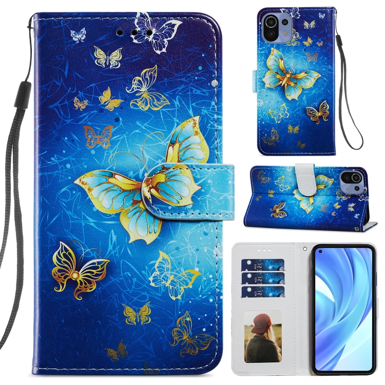 For Xiaomi Mi 11 Lite Painted Pattern Horizontal Flip Leather Case with Holder & Card Slots & Photo Frame(Phnom Penh Butterfly)
For Xiaomi Mi 11 Lite Painted Pattern Horizontal Flip Leather Case with Holder & Card Slots & Photo Frame(Phnom Penh Butterfly)