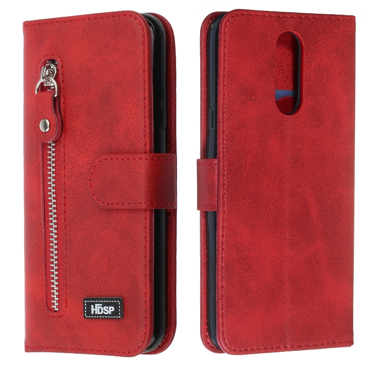 For LG K40 / K12 Plus Zipper Horizontal Flip Leather Case with Wallet & Holder & Card Slots(Red)
For LG K40 / K12 Plus Zipper Horizontal Flip Leather Case with Wallet & Holder & Card Slots(Red)