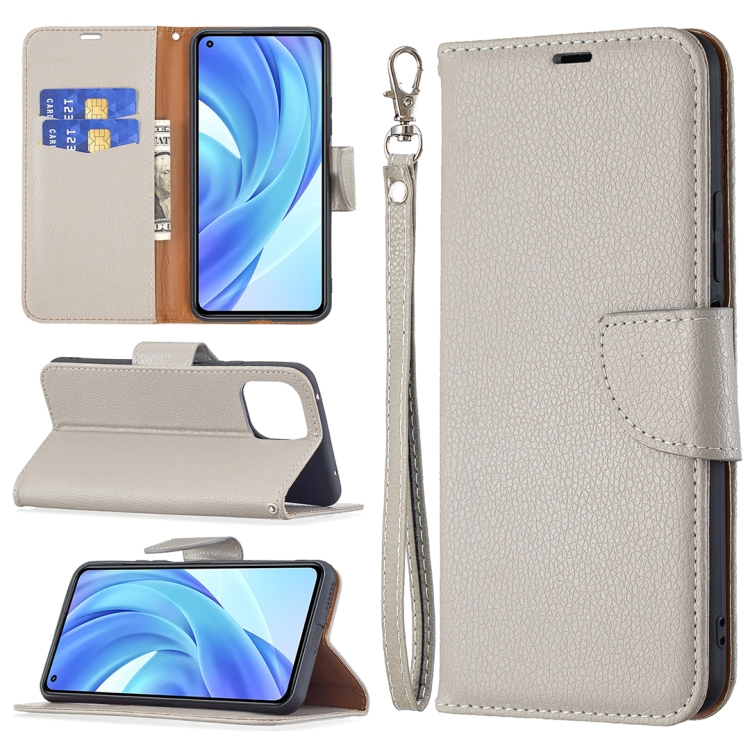 For Xiaomi Mi 11 Lite Litchi Texture Pure Color Horizontal Flip Leather Case with Holder & Card Slots & Wallet & Lanyard(Grey)
For Xiaomi Mi 11 Lite Litchi Texture Pure Color Horizontal Flip Leather Case with Holder & Card Slots & Wallet & Lanyard(Grey)