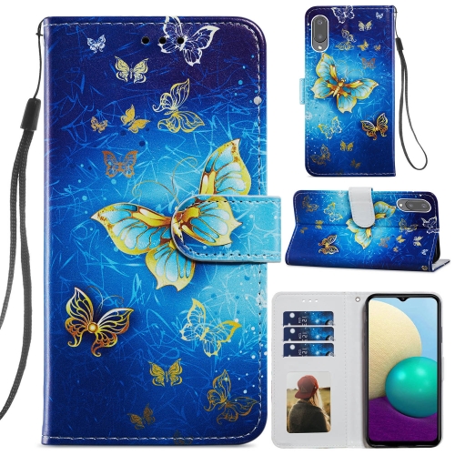 For Samsung Galaxy A02 EU Version Painted Pattern Horizontal Flip Leather Case with Holder & Card Slots & Photo Frame(Phnom Penh Butterfly)
For Samsung Galaxy A02 EU Version Painted Pattern Horizontal Flip Leather Case with Holder & Card Slots & Photo Frame(Phnom Penh Butterfly)