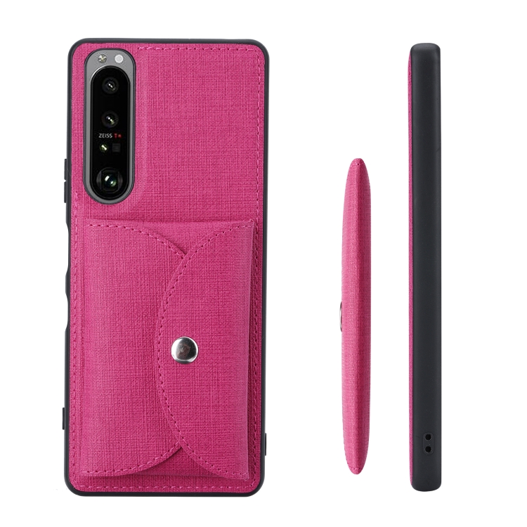 For Sony Xperia 1 III ViLi T Series TPU + PU Woven Fabric Magnetic Protective Case with Wallet(Rose Red)
For Sony Xperia 1 III ViLi T Series TPU + PU Woven Fabric Magnetic Protective Case with Wallet(Rose Red)