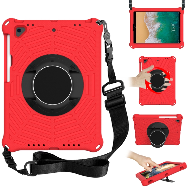 Spider King EVA Protective Case with Adjustable Shoulder Strap & Holder & Pen Slot For iPad 9.7 2018 & 2017 / Pro 9.7 / Air 2(Red)
Spider King EVA Protective Case with Adjustable Shoulder Strap & Holder & Pen Slot For iPad 9.7 2018 & 2017 / Pro 9.7 / Air 2(Red)