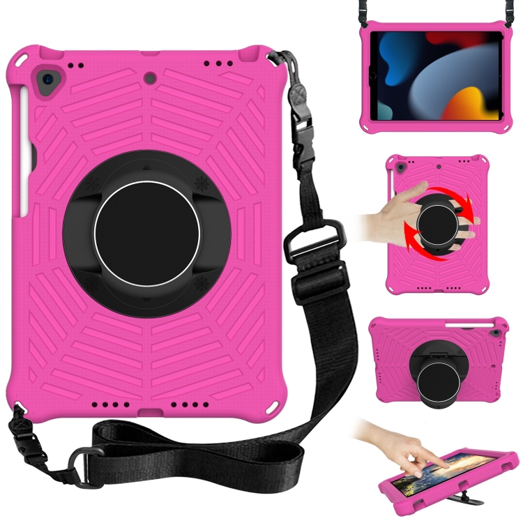 Spider King EVA Protective Case with Adjustable Shoulder Strap & Holder & Pen Slot For iPad 10.2 2019 / 2020(Rose Red)
Spider King EVA Protective Case with Adjustable Shoulder Strap & Holder & Pen Slot For iPad 10.2 2019 / 2020(Rose Red)