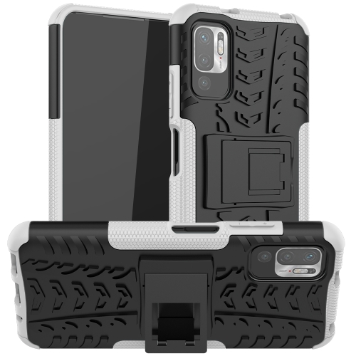 For Xiaomi Redmi Note 10 5G Tire Texture Shockproof TPU+PC Protective Case with Holder(White)
For Xiaomi Redmi Note 10 5G Tire Texture Shockproof TPU+PC Protective Case with Holder(White)