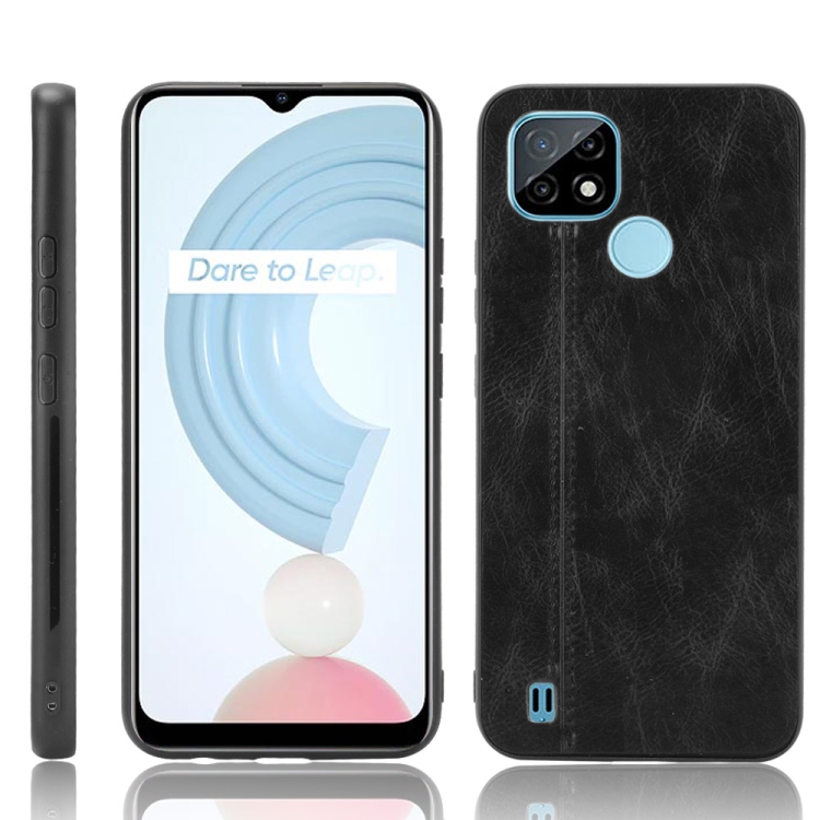 For OPPO Realme C21 Shockproof Sewing Cow Pattern Skin PC + PU + TPU Case(Black)
For OPPO Realme C21 Shockproof Sewing Cow Pattern Skin PC + PU + TPU Case(Black)