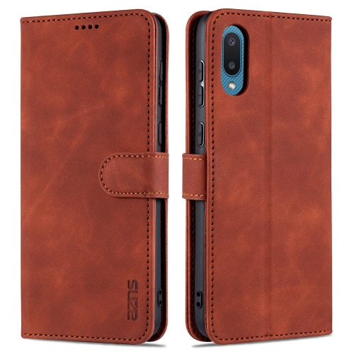 For Samsung Galaxy A02 AZNS Skin Feel Calf Texture Horizontal Flip Leather Case with Card Slots & Holder & Wallet(Brown)
For Samsung Galaxy A02 AZNS Skin Feel Calf Texture Horizontal Flip Leather Case with Card Slots & Holder & Wallet(Brown)