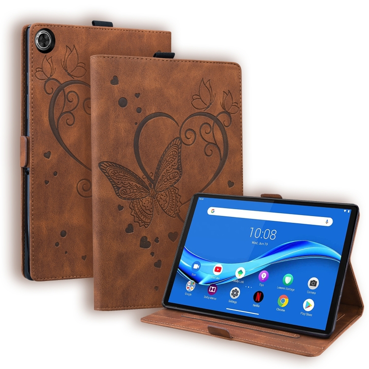 For Lenovo Tab M10 HD (Gen 2) 2020 10.1 TB-X306F Love Butterfly Pattern Horizontal Flip Leather Case with Holder(Brown)
For Lenovo Tab M10 HD (Gen 2) 2020 10.1 TB-X306F Love Butterfly Pattern Horizontal Flip Leather Case with Holder(Brown)
