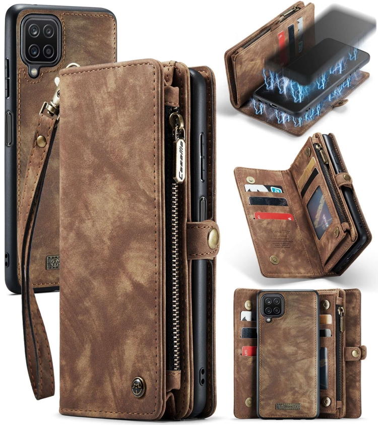For Samsung Galaxy A12 CaseMe Detachable Multifunctional Horizontal Flip Leather Case, with Card Slot & Holder & Zipper Wallet & Photo Frame(Brown)
For Samsung Galaxy A12 CaseMe Detachable Multifunctional Horizontal Flip Leather Case, with Card Slot & Holder & Zipper Wallet & Photo Frame(Brown)