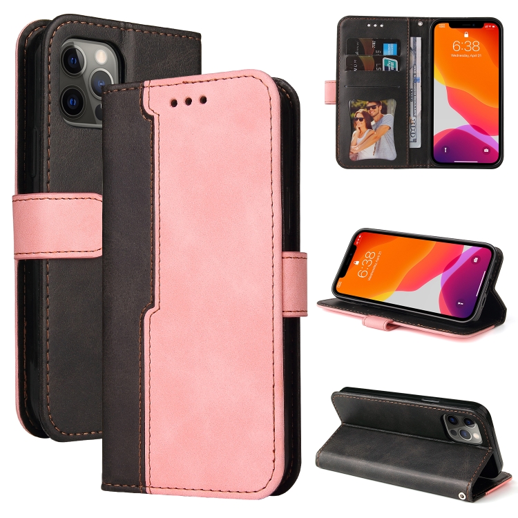 Business Stitching-Color Horizontal Flip PU Leather Case with Holder & Card Slots & Photo Frame For iPhone 12 mini(Pink)
Business Stitching-Color Horizontal Flip PU Leather Case with Holder & Card Slots & Photo Frame For iPhone 12 mini(Pink)