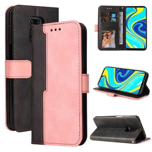For Xiaomi Redmi Note 9S/Note 9 Pro/Note 9 Pro Max Business Stitching-Color Horizontal Flip PU Leather Case with Holder & Card Slots & Photo Frame(Pink)
For Xiaomi Redmi Note 9S/Note 9 Pro/Note 9 Pro Max Business Stitching-Color Horizontal Flip PU Leather Case with Holder & Card Slots & Photo Frame(Pink)