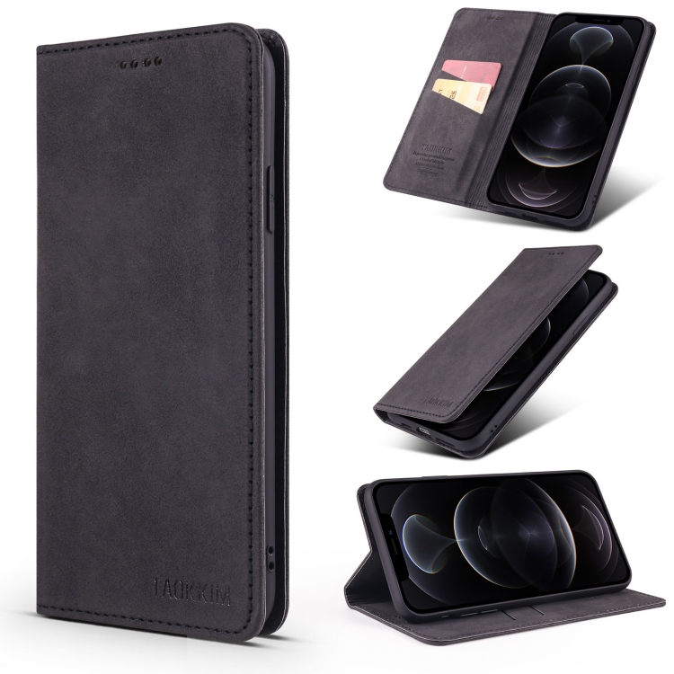 TAOKKIM Retro Matte PU Horizontal Flip Leather Case with Holder & Card Slots For iPhone 11 Pro(Black)
TAOKKIM Retro Matte PU Horizontal Flip Leather Case with Holder & Card Slots For iPhone 11 Pro(Black)