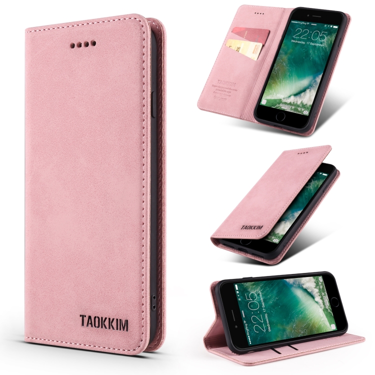 TAOKKIM Retro Matte PU Horizontal Flip Leather Case with Holder & Card Slots For iPhone 6 Plus & 6s Plus(Pink)
TAOKKIM Retro Matte PU Horizontal Flip Leather Case with Holder & Card Slots For iPhone 6 Plus & 6s Plus(Pink)