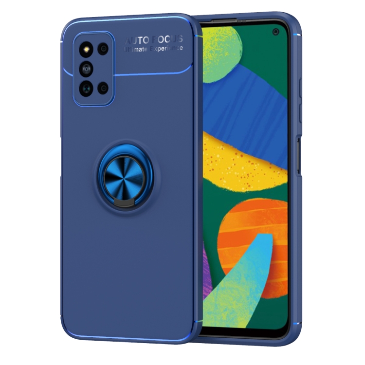 For Samsung Galaxy F52 5G Metal Ring Holder 360 Degree Rotating TPU Case(Blue)
For Samsung Galaxy F52 5G Metal Ring Holder 360 Degree Rotating TPU Case(Blue)