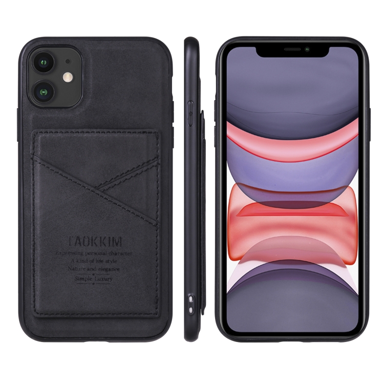 TAOKKIM Retro Matte PU Leather + PC + TPU Shockproof Back Cover Case with Holder & Card Slot For iPhone 11 Pro(Black)
TAOKKIM Retro Matte PU Leather + PC + TPU Shockproof Back Cover Case with Holder & Card Slot For iPhone 11 Pro(Black)