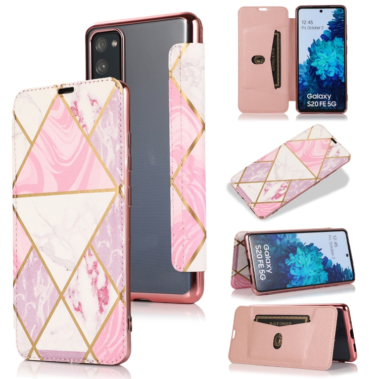 For Samsung Galaxy S20 FE Bronzing Plating PU + TPU Horizontal Flip Leather Case with Holder & Card Slot(Pink White)
For Samsung Galaxy S20 FE Bronzing Plating PU + TPU Horizontal Flip Leather Case with Holder & Card Slot(Pink White)