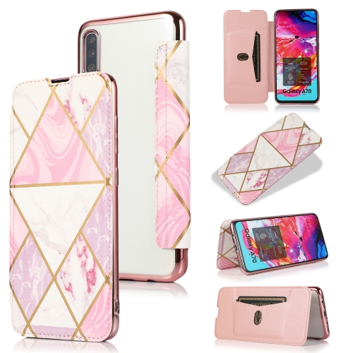 For Samsung Galaxy A70 Bronzing Plating PU + TPU Horizontal Flip Leather Case with Holder & Card Slot(Pink White)
For Samsung Galaxy A70 Bronzing Plating PU + TPU Horizontal Flip Leather Case with Holder & Card Slot(Pink White)