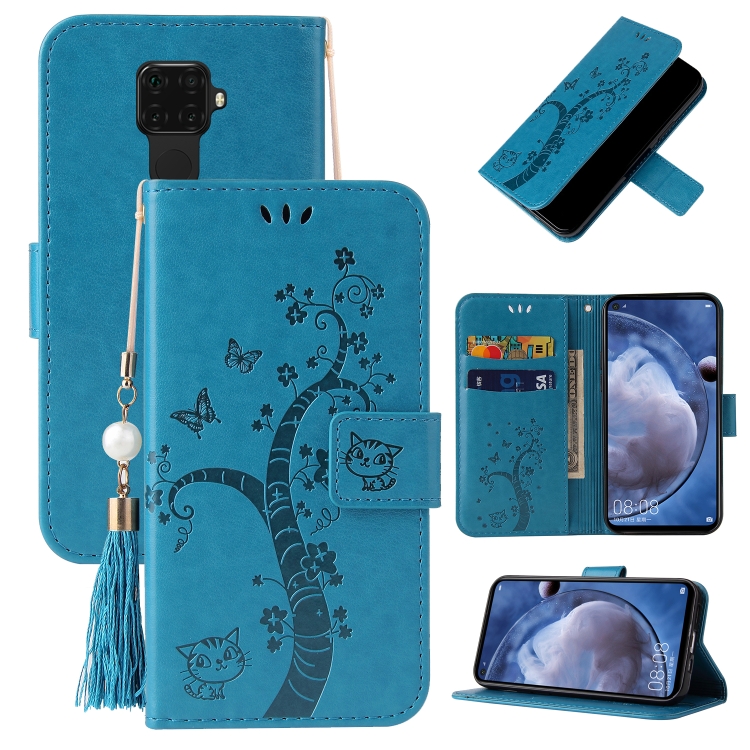 For Huawei Mate 30 Lite Embossed Lucky Tree Horizontal Flip Leather Case with Holder & Card Slot & Wallet & Lanyard(Blue) 
For Huawei Mate 30 Lite Embossed Lucky Tree Horizontal Flip Leather Case with Holder & Card Slot & Wallet & Lanyard(Blue)