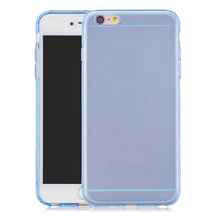 For iPhone 6 1.5mm Shockproof Transparent TPU Protective Case(Light Blue) 
For iPhone 6 1.5mm Shockproof Transparent TPU Protective Case(Light Blue)