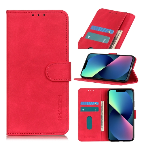 KHAZNEH Retro Texture PU + TPU Horizontal Flip Leather Case with Holder & Card Slots & Wallet For iPhone 13 mini(Red)
KHAZNEH Retro Texture PU + TPU Horizontal Flip Leather Case with Holder & Card Slots & Wallet For iPhone 13 mini(Red)