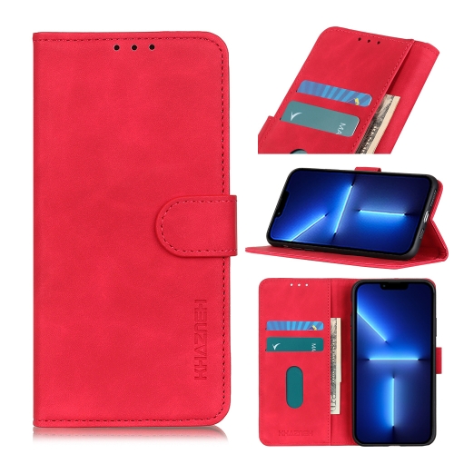 KHAZNEH Retro Texture PU + TPU Horizontal Flip Leather Case with Holder & Card Slots & Wallet For iPhone 13 Pro(Red)
KHAZNEH Retro Texture PU + TPU Horizontal Flip Leather Case with Holder & Card Slots & Wallet For iPhone 13 Pro(Red)