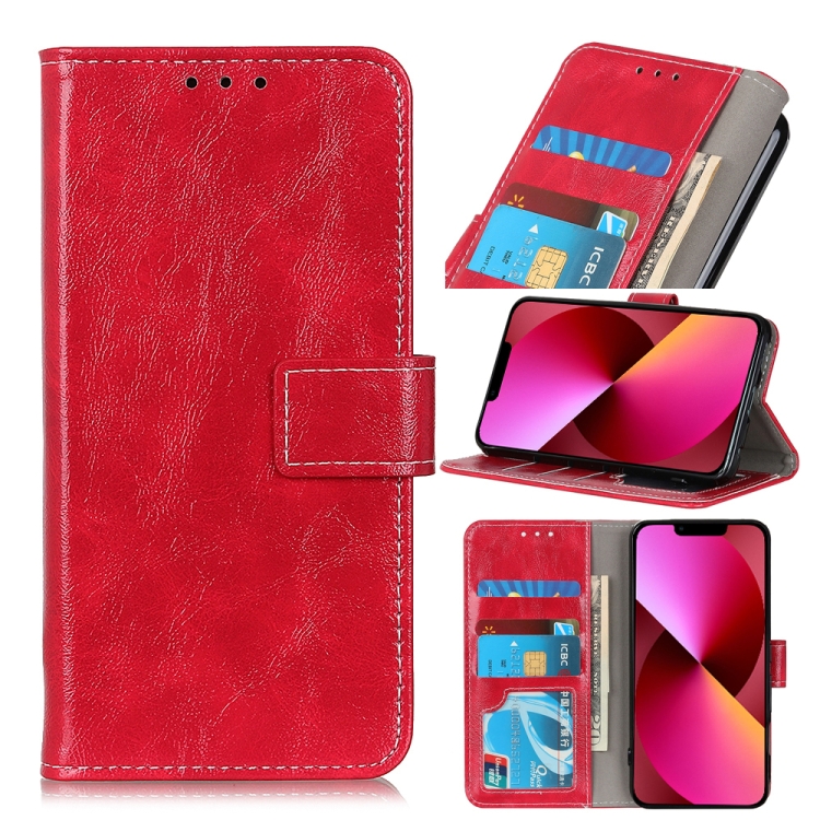 Retro Crazy Horse Texture Horizontal Flip Leather Case with Holder & Card Slots & Photo Frame & Wallet For iPhone 13(Red)
Retro Crazy Horse Texture Horizontal Flip Leather Case with Holder & Card Slots & Photo Frame & Wallet For iPhone 13(Red)