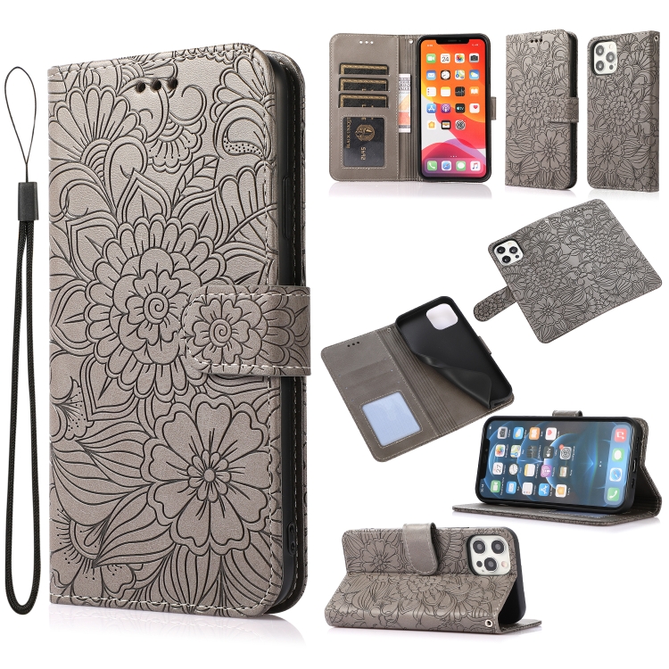 Skin Feel Embossed Sunflower Horizontal Flip Leather Case with Holder & Card Slots & Wallet & Lanyard For iPhone 12 Pro(Gray)
Skin Feel Embossed Sunflower Horizontal Flip Leather Case with Holder & Card Slots & Wallet & Lanyard For iPhone 12 Pro(Gray)