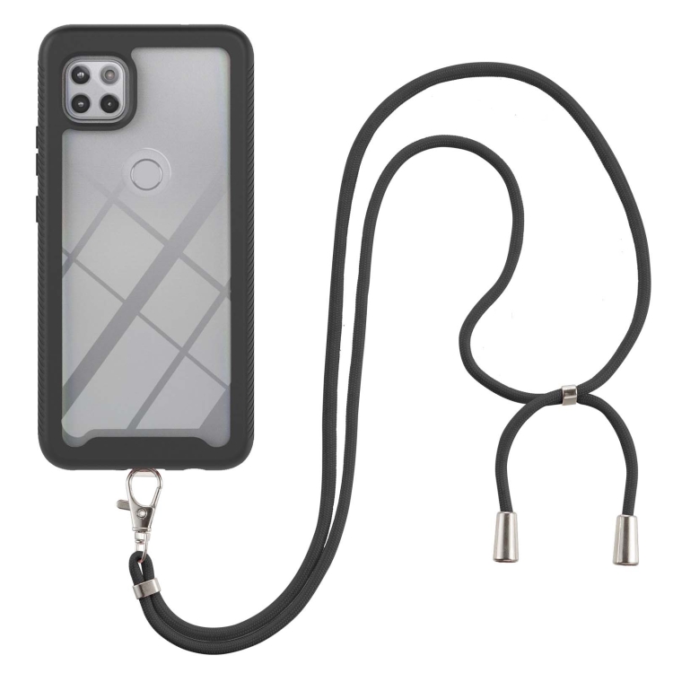 For Motorola One 5G Ace Starry Sky Solid Color Series Shockproof PC + TPU Protective Case with Neck Strap(Black)
For Motorola One 5G Ace Starry Sky Solid Color Series Shockproof PC + TPU Protective Case with Neck Strap(Black)