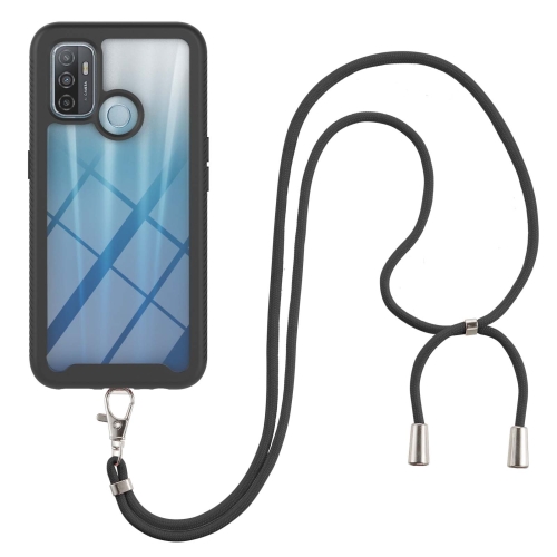 For OPPO A53 Starry Sky Solid Color Series Shockproof PC + TPU Protective Case with Neck Strap(Black)
For OPPO A53 Starry Sky Solid Color Series Shockproof PC + TPU Protective Case with Neck Strap(Black)