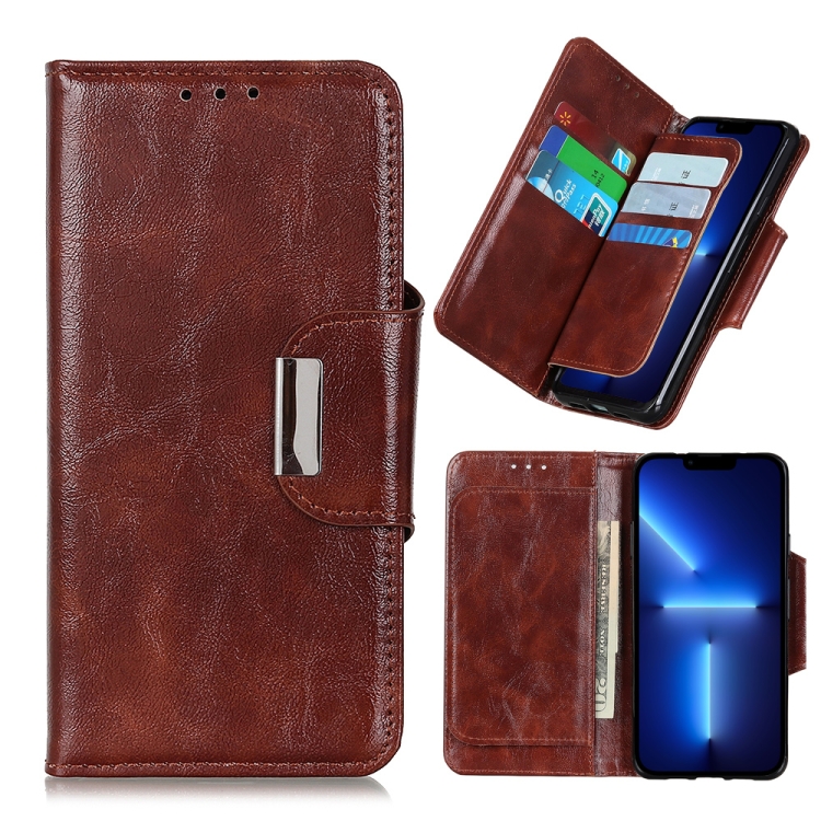 Crazy Horse Texture Magnetic Buckle Horizontal Flip Leather Case with Holder & 6-Card Slots & Wallet For iPhone 13 Pro Max(Brown)
Crazy Horse Texture Magnetic Buckle Horizontal Flip Leather Case with Holder & 6-Card Slots & Wallet For iPhone 13 Pro Max(Brown)