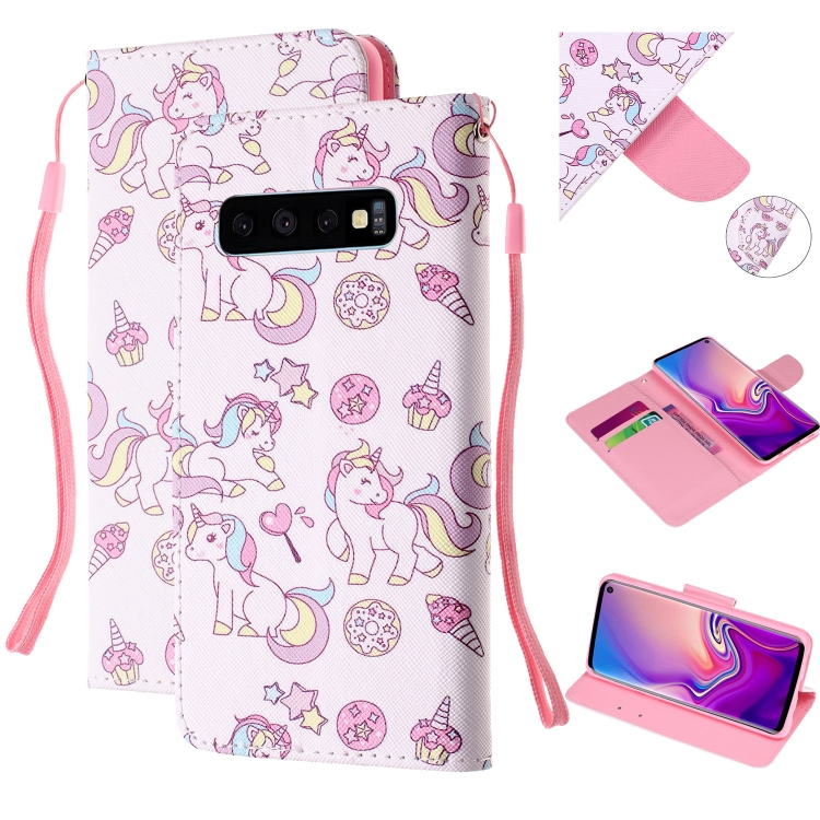 For Samsung Galaxy S10 Colored Drawing Pattern Cross Texture Horizontal Flip PU Leather Case with Holder & Card Slots & Wallet(Ice Cream Unicorn)
For Samsung Galaxy S10 Colored Drawing Pattern Cross Texture Horizontal Flip PU Leather Case with Holder & Card Slots & Wallet(Ice Cream Unicorn)