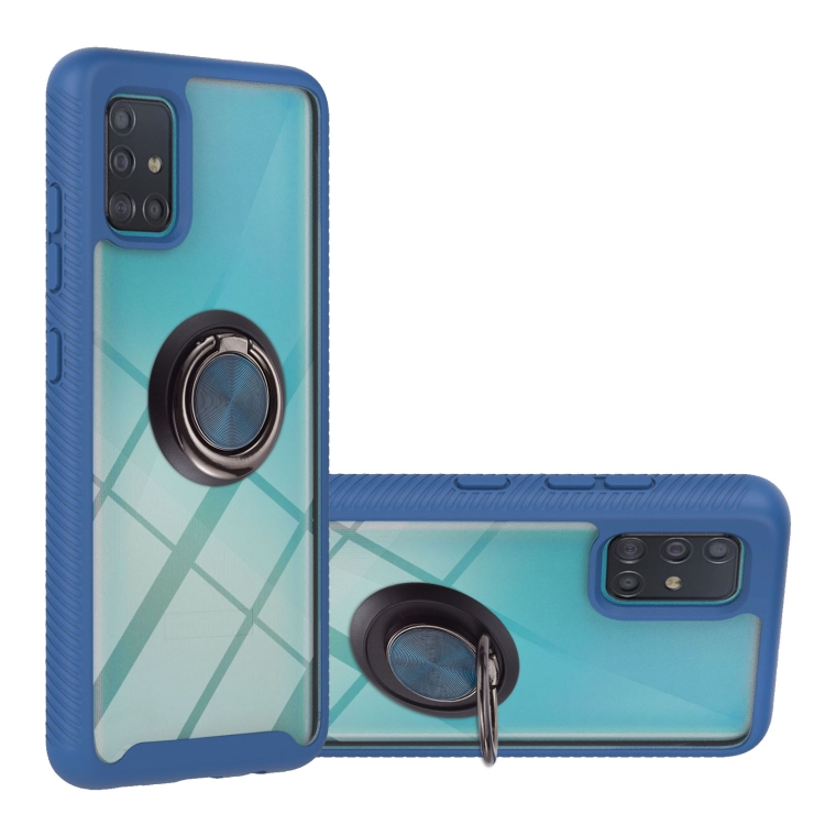 For Samsung Galaxy A51/ A515 Starry Sky Solid Color Series Shockproof PC + TPU Protective Case with Ring Holder & Magnetic Function(Blue)
For Samsung Galaxy A51/ A515 Starry Sky Solid Color Series Shockproof PC + TPU Protective Case with Ring Holder & Magnetic Function(Blue)
