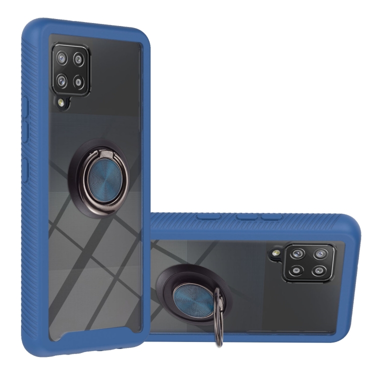 For Samsung Galaxy A42 5G Starry Sky Solid Color Series Shockproof PC + TPU Protective Case with Ring Holder & Magnetic Function(Blue)
For Samsung Galaxy A42 5G Starry Sky Solid Color Series Shockproof PC + TPU Protective Case with Ring Holder & Magnetic Function(Blue)