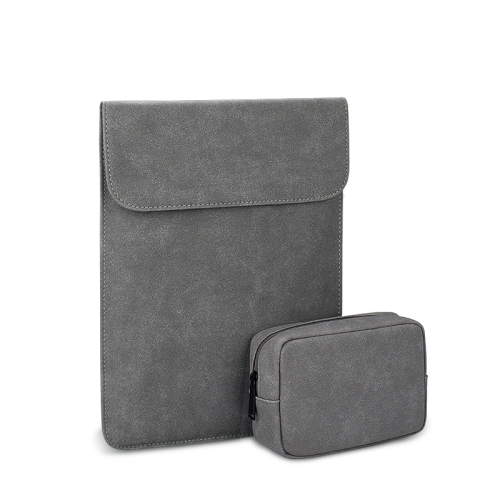 PU02 Ultra-thin Notebook Liner Bag with Small Bag, Size:11.6-12.5 inch(Dark Grey)
PU02 Ultra-thin Notebook Liner Bag with Small Bag, Size:11.6-12.5 inch(Dark Grey)