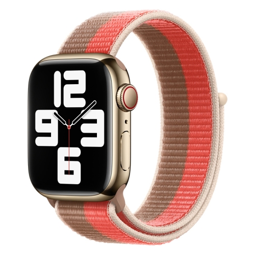 Loop Type Sport Replacement Strap Watchband For Apple Watch Series 7 45mm / 6 & SE & 5 & 4 44mm / 3 & 2 & 1 42mm (Pomelo Pink Wheat)
Loop Type Sport Replacement Strap Watchband For Apple Watch Series 7 45mm / 6 & SE & 5 & 4 44mm / 3 & 2 & 1 42mm (Pomelo Pink Wheat)