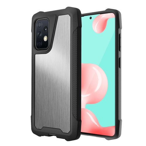 For Samsung Galaxy A52 5G / 4G Stainless Steel Metal PC Back Cover + TPU Heavy Duty Armor Shockproof Case(Brush Silver)
For Samsung Galaxy A52 5G / 4G Stainless Steel Metal PC Back Cover + TPU Heavy Duty Armor Shockproof Case(Brush Silver)