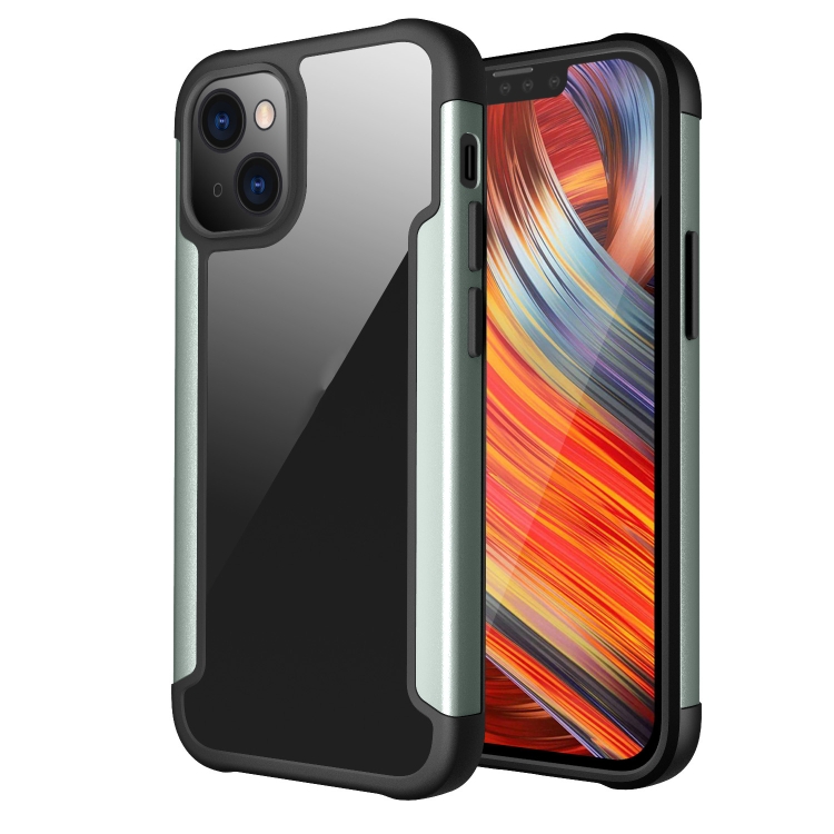 Iron Man Series Metal PC + TPU Protective Case For iPhone 13 mini(Light Green)
Iron Man Series Metal PC + TPU Protective Case For iPhone 13 mini(Light Green)