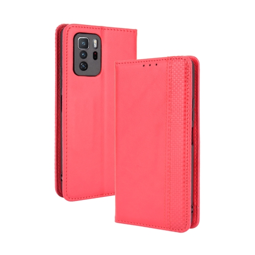 For Xiaomi Redmi Note 10 Pro 5G / Poco X3 GT Magnetic Buckle Retro Crazy Horse Texture Horizontal Flip Leather Case with Holder & Card Slots & Photo Frame(Red)
For Xiaomi Redmi Note 10 Pro 5G / Poco X3 GT Magnetic Buckle Retro Crazy Horse Texture Horizontal Flip Leather Case with Holder & Card Slots & Photo Frame(Red)