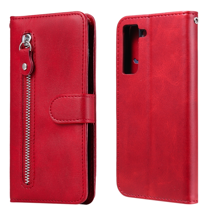 For Samsung Galaxy S21 FE Fashion Calf Texture Zipper Horizontal Flip Leather Case with Holder & Card Slots & Wallet(Red)
For Samsung Galaxy S21 FE Fashion Calf Texture Zipper Horizontal Flip Leather Case with Holder & Card Slots & Wallet(Red)