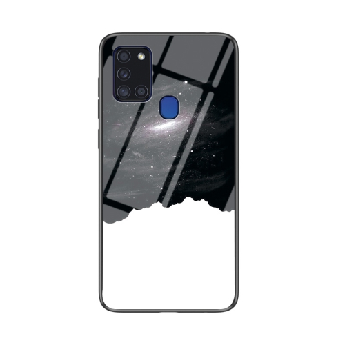 For Samsung Galaxy A21s Starry Sky Painted Tempered Glass TPU Shockproof Protective Case(Cosmic Starry Sky)
For Samsung Galaxy A21s Starry Sky Painted Tempered Glass TPU Shockproof Protective Case(Cosmic Starry Sky)