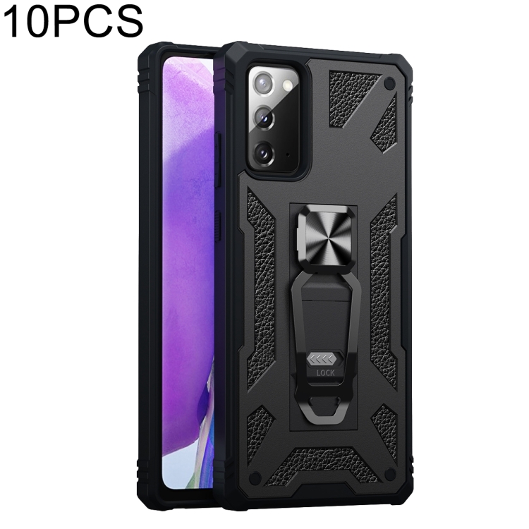 For Samsung Galaxy Note20 10 PCS Variety Armor TPU + PC Shockproof Magnetic Protective Case with Folding Clip Holder(Black)
For Samsung Galaxy Note20 10 PCS Variety Armor TPU + PC Shockproof Magnetic Protective Case with Folding Clip Holder(Black)