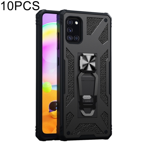 For Samsung Galaxy A31 10 PCS Variety Armor TPU + PC Shockproof Magnetic Protective Case with Folding Clip Holder(Black)
For Samsung Galaxy A31 10 PCS Variety Armor TPU + PC Shockproof Magnetic Protective Case with Folding Clip Holder(Black)