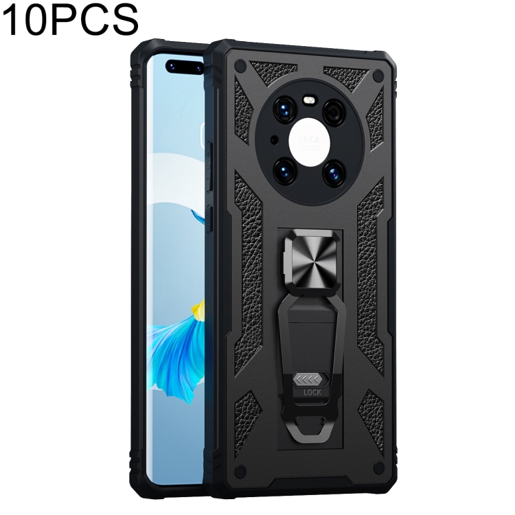For Huawei Mate 40 Pro+ 10 PCS Variety Armor TPU + PC Shockproof Magnetic Protective Case with Folding Clip Holder(Black)
For Huawei Mate 40 Pro+ 10 PCS Variety Armor TPU + PC Shockproof Magnetic Protective Case with Folding Clip Holder(Black)