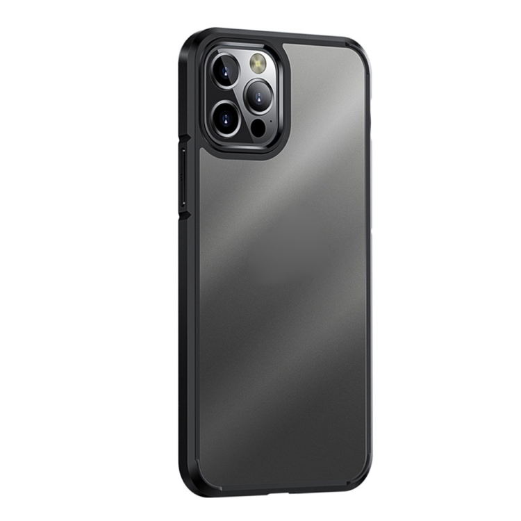 Ice-Crystal Matte PC+TPU Four-corner Airbag Shockproof Case For iPhone 12 Pro Max(Black)
Ice-Crystal Matte PC+TPU Four-corner Airbag Shockproof Case For iPhone 12 Pro Max(Black)