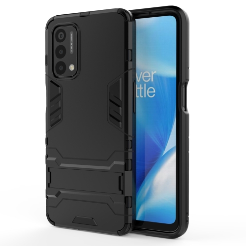 For OnePlus Nord N200 5G PC + TPU Shockproof Protective Case with Holder(Black)
For OnePlus Nord N200 5G PC + TPU Shockproof Protective Case with Holder(Black)